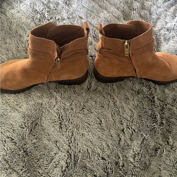 Sam Edelman Camel Suede Ankle Booties - Picture 4 of 6